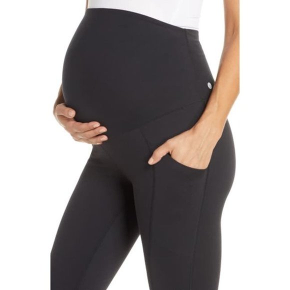 Zella Pants - Zella Live In Maternity Leggings Black Pockets M